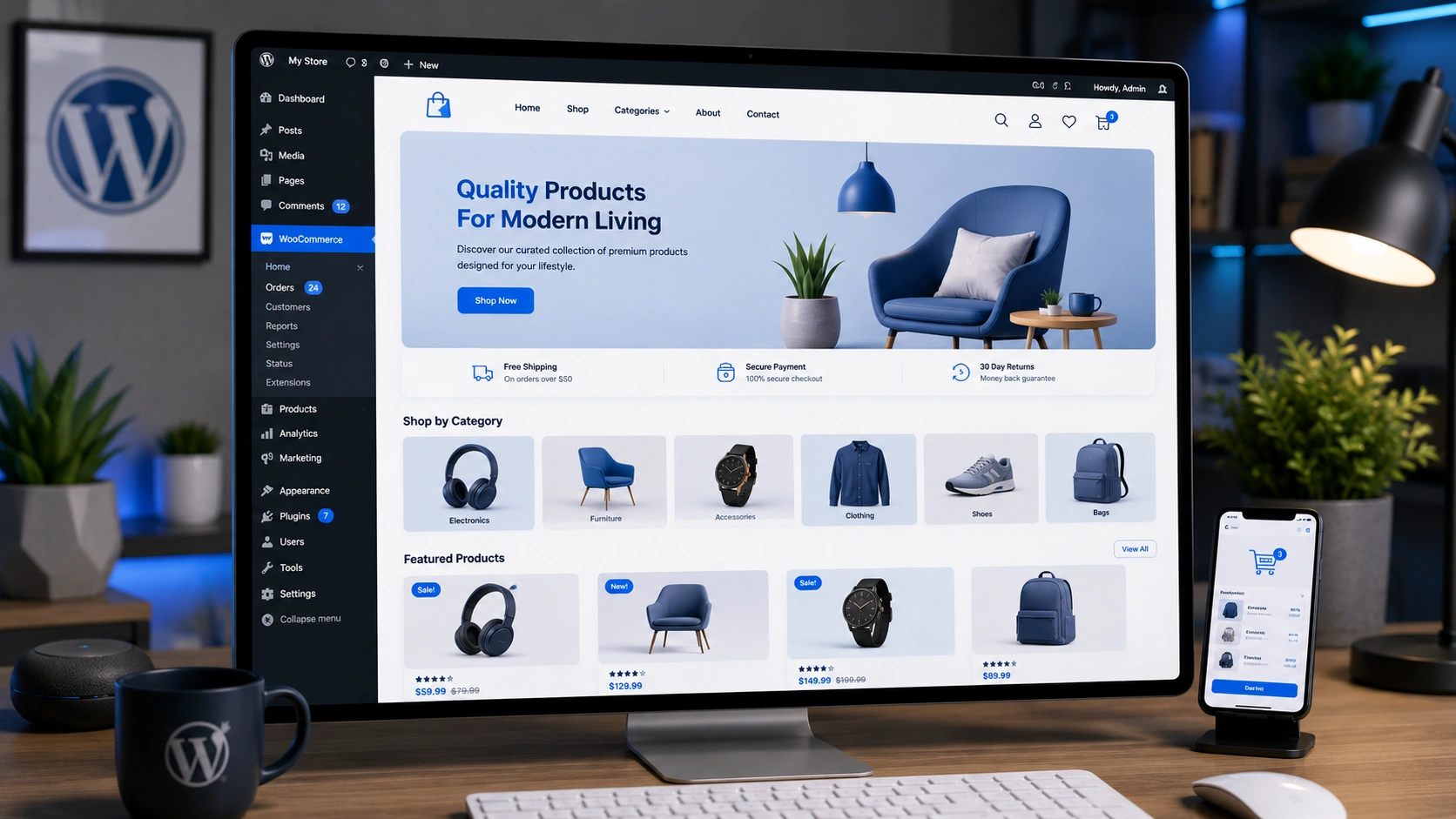 How to Set Up the Homepage in WooCommerce