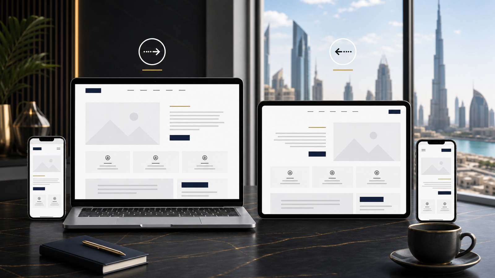 arabic english wordpress website dubai 1600x900