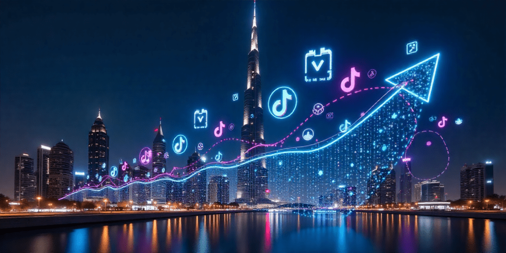 growth of instagram and tiktok in dubai