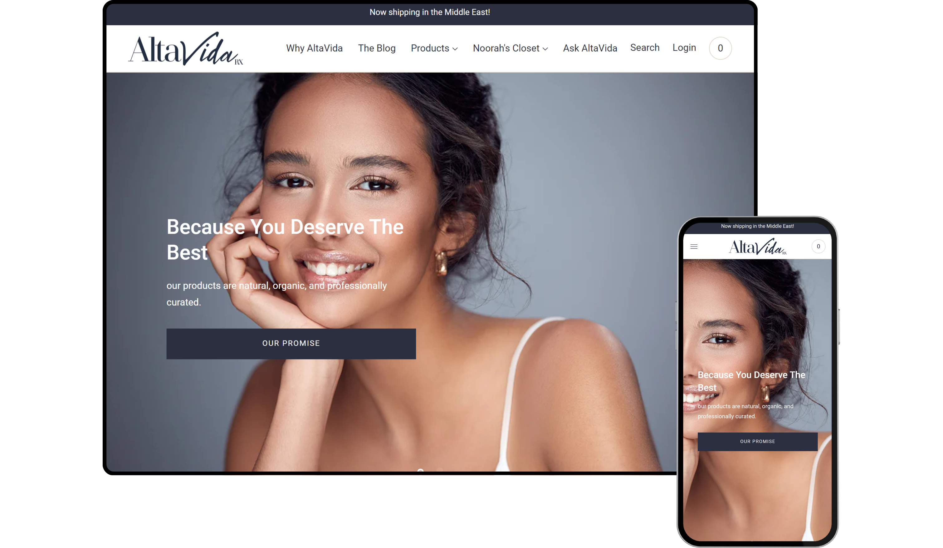 Alta Vida portfolio project