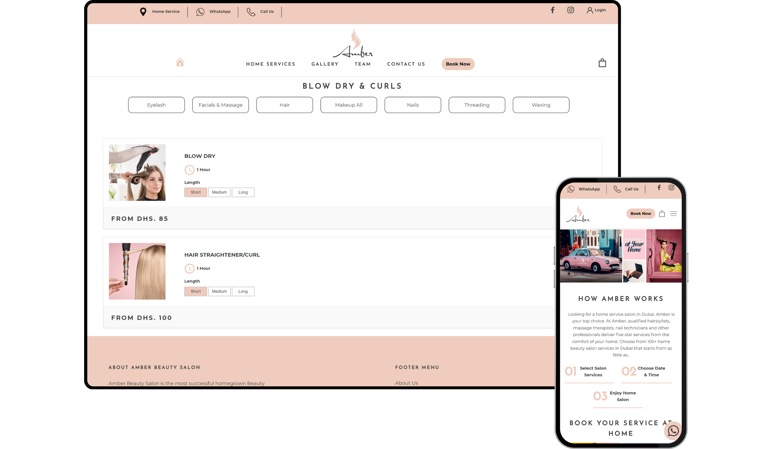 Amber portfolio project