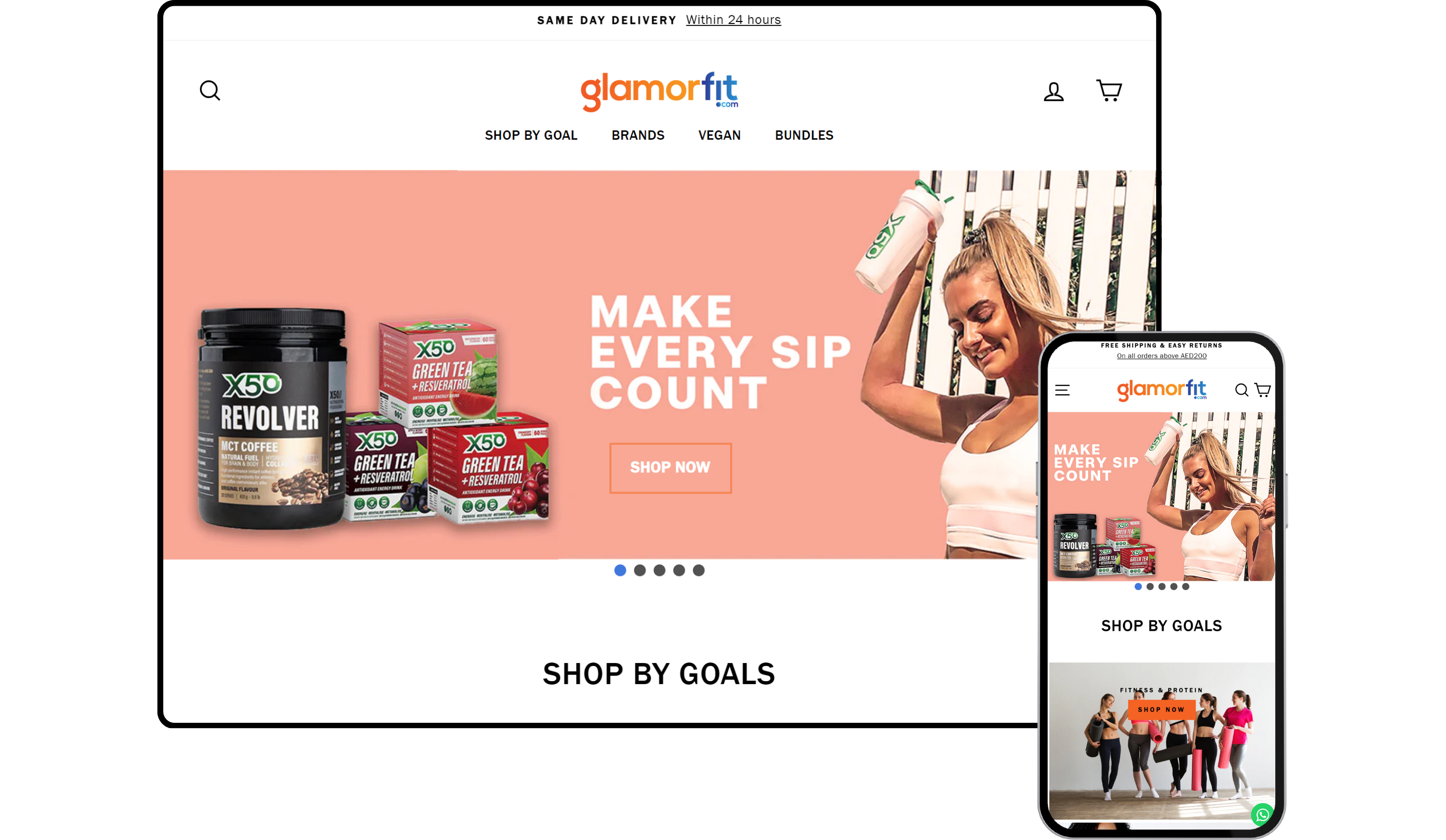 Glamorfit portfolio project