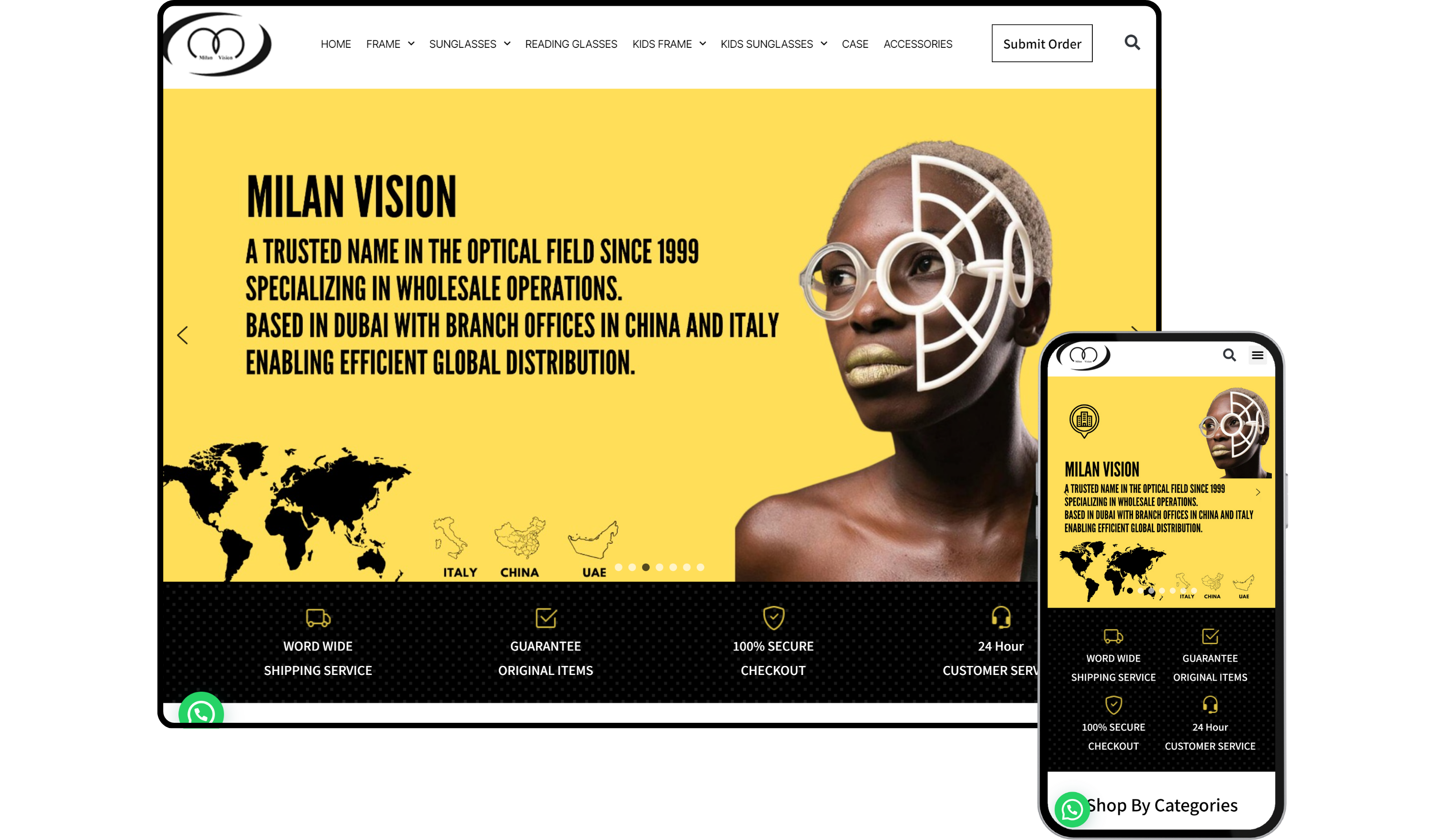 Milan Vision portfolio project