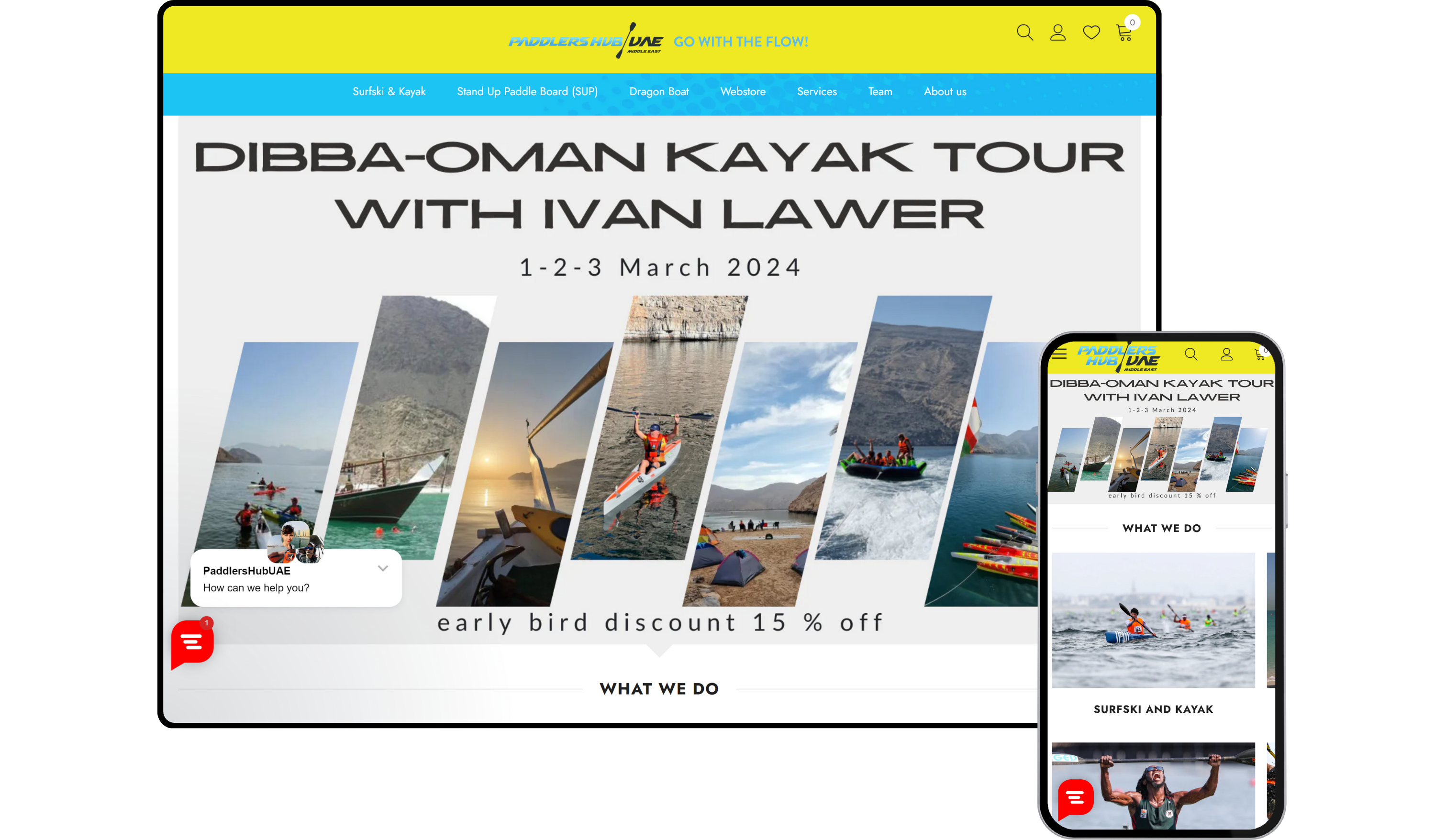 Paddlers Hub portfolio project