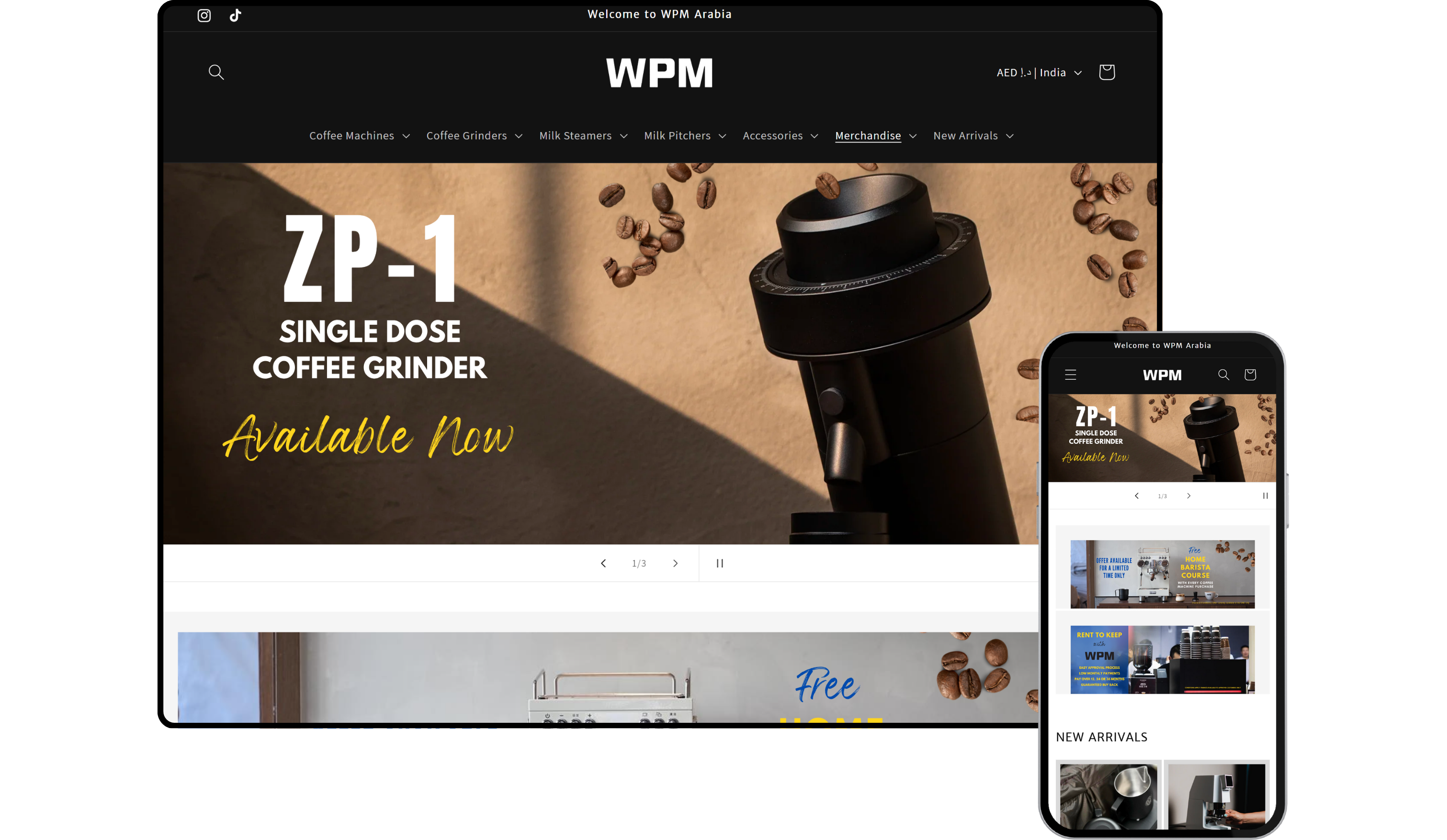 WPM Arabia portfolio project