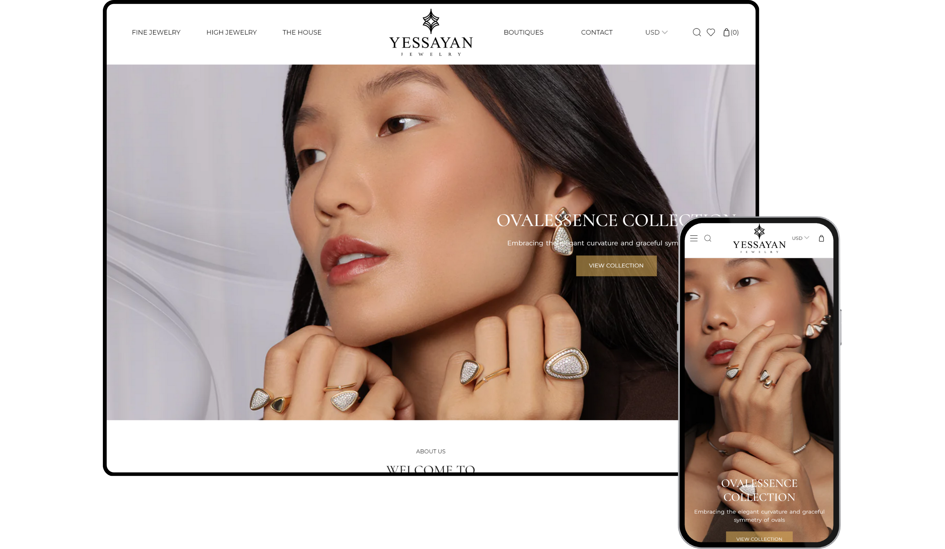 Yessayan Jewelry portfolio project