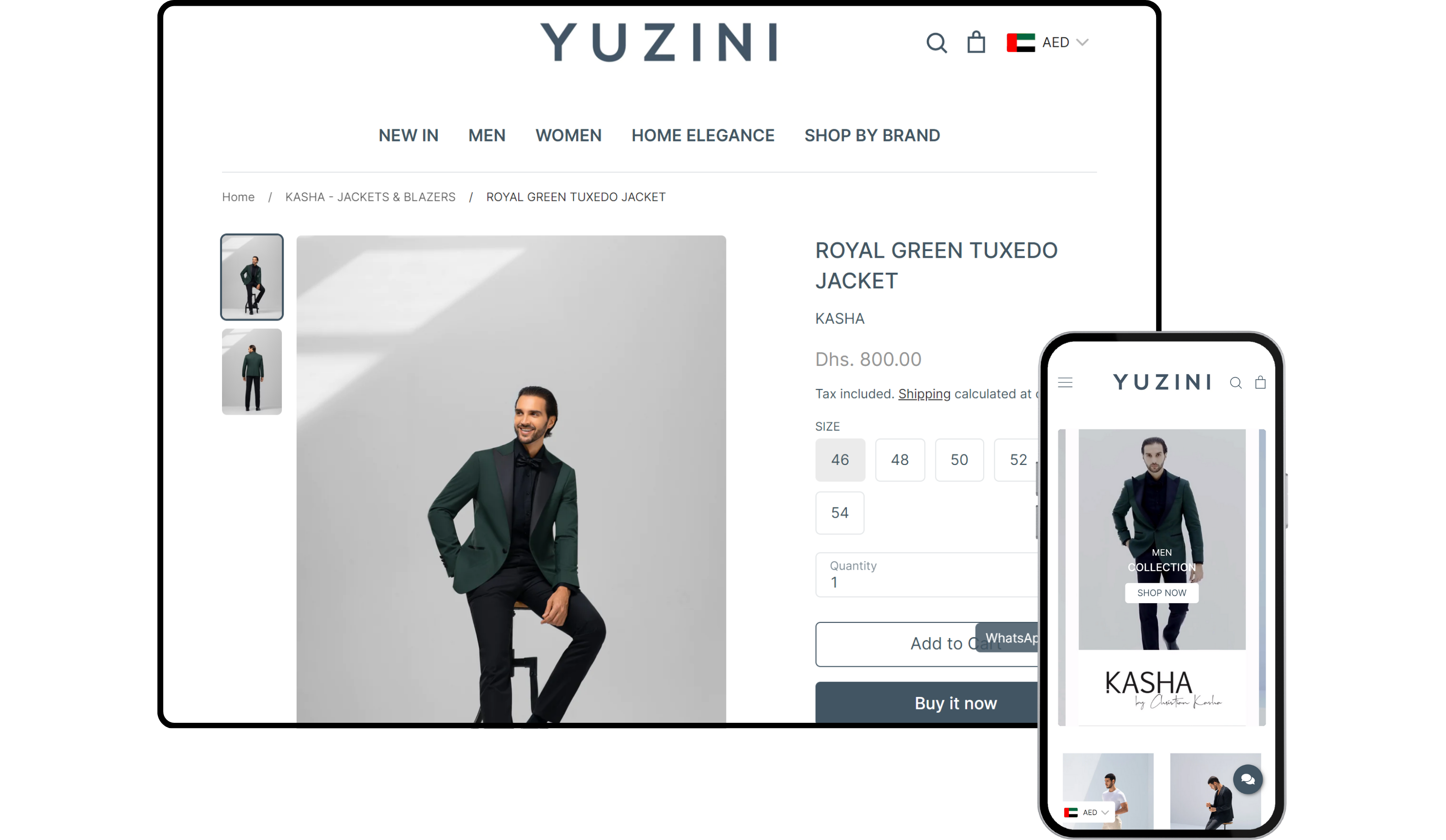 YUZINI portfolio project